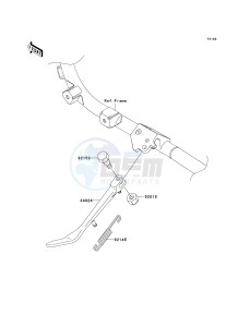 VN 1700 E [VULCAN 1700 CLASSIC] (9G-9FA) E9F drawing STAND-- S- -