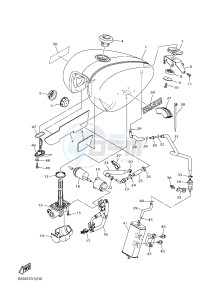 XVS950CUD-A XV950 ABS XV950 R-SPEC (BS58) drawing FUEL TANK