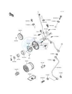 KLF 400 B [BAYOU 400 4X4] (B1-B3) [BAYOU 400 4X4] drawing OIL PUMP_OIL FILTER