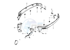 GTS 250 drawing Side covers