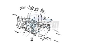 SENDA SM X-TREM - 50 CC EU2 drawing CRANKCASE - COVER