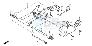 TRX90 drawing SWINGARM