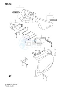 VL1500 BT drawing FRAME COVER