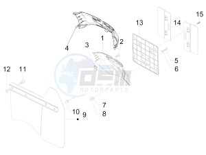 GTS 300 ie ABS Super (APAC) drawing Rear cover - Splash guard