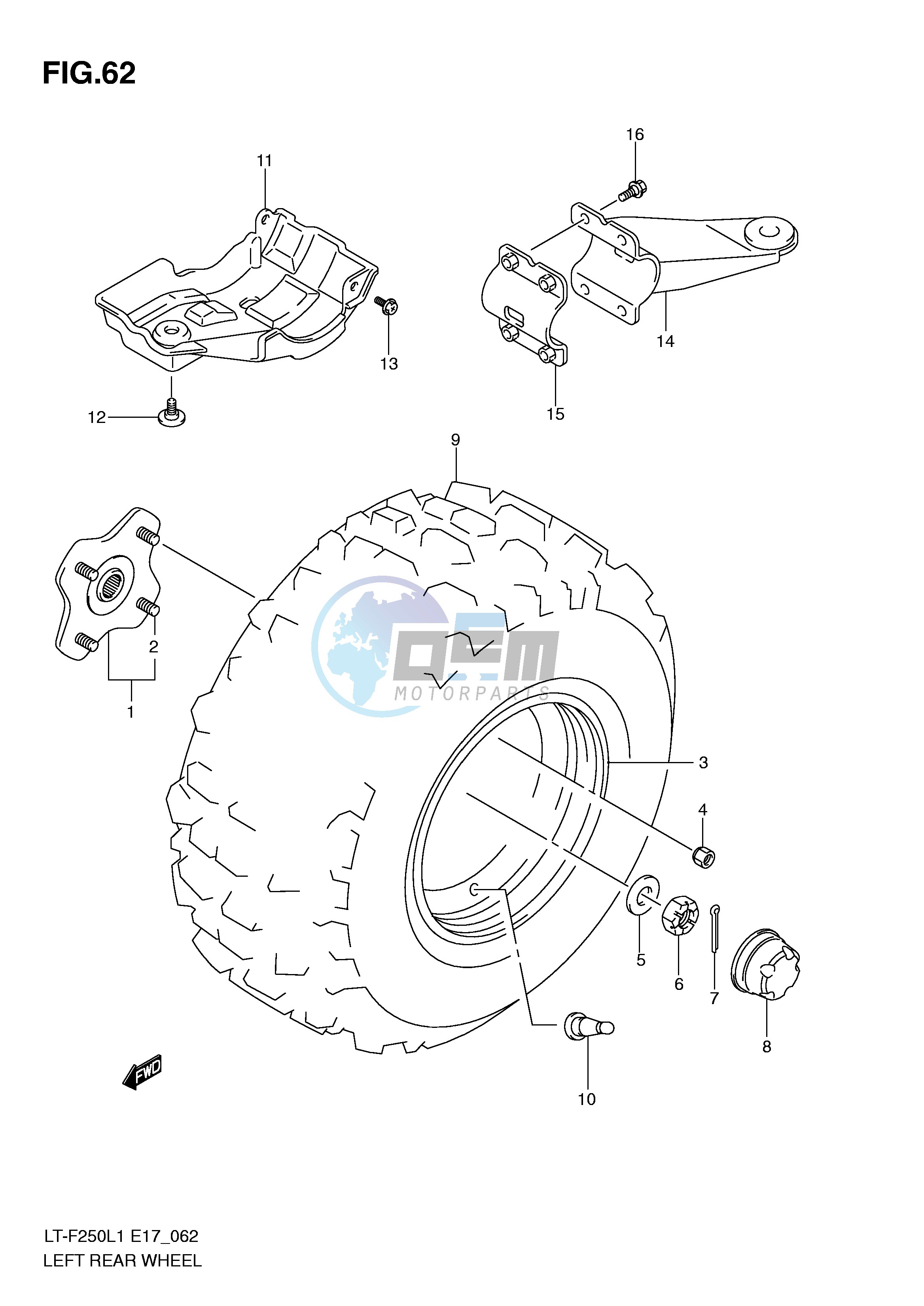 LEFT REAR WHEEL