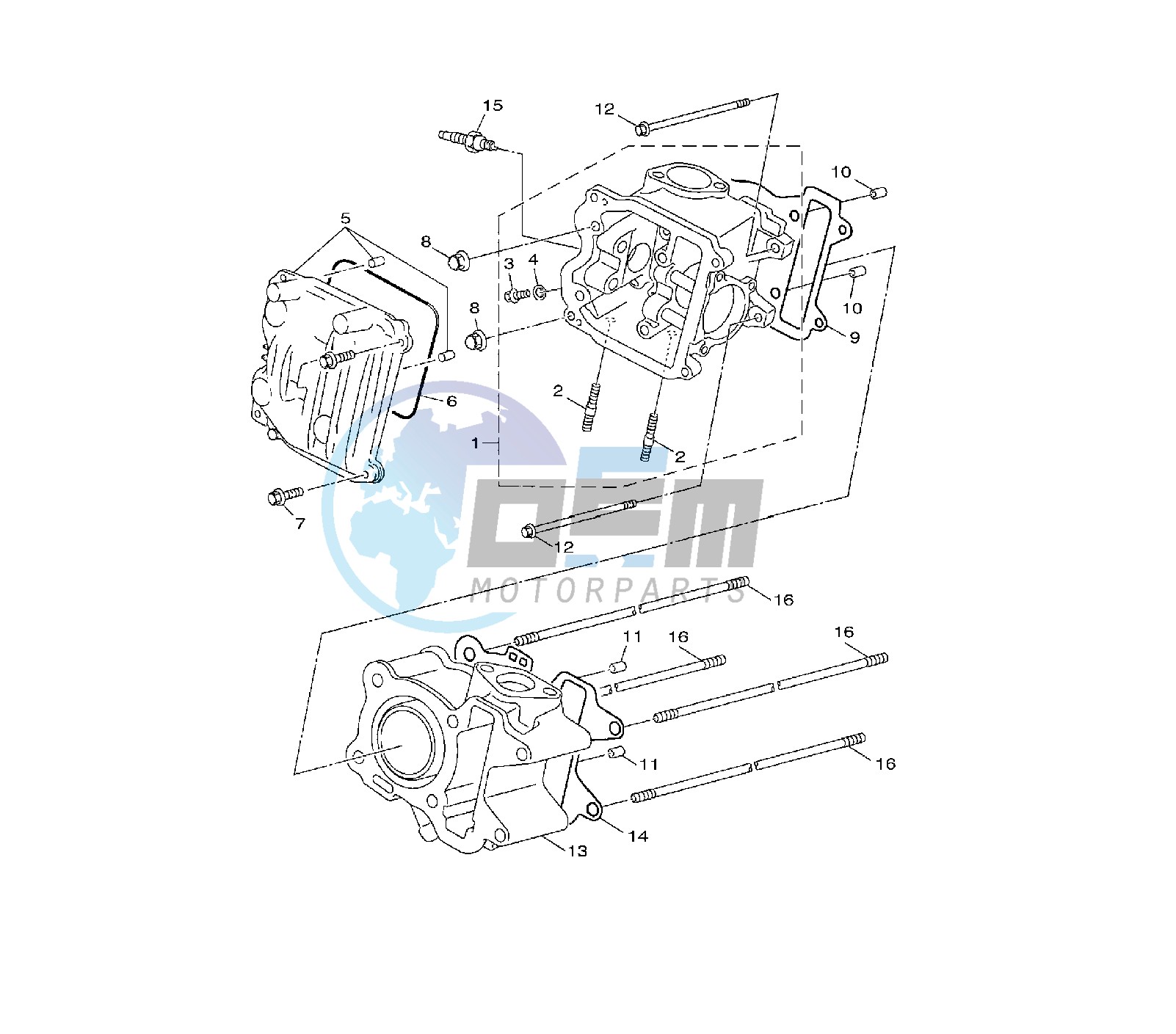 CYLINDER AND HEAD