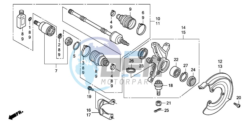 FRONT KNUCKLE (4WD)