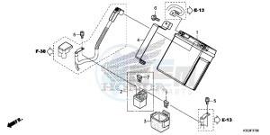 CBR300RAF CBR300RA Europe Direct - (ED) drawing BATTERY