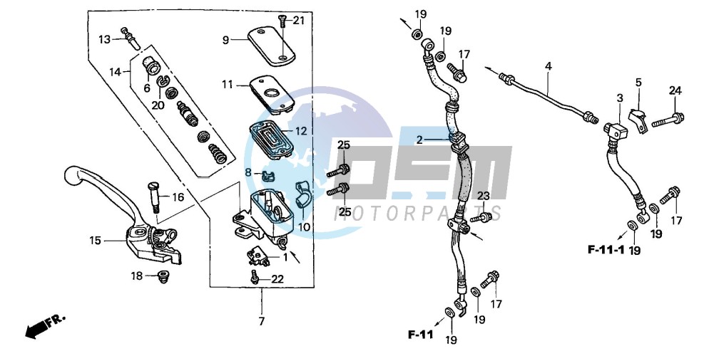 FR. BRAKE MASTER CYLINDER