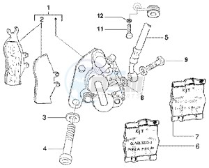 DNA GP EXPERIENCE 50 drawing Front brake caliper