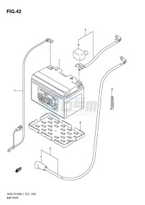 GSX-R1000 (E21) drawing BATTERY (GSX-R1000L1 E24)