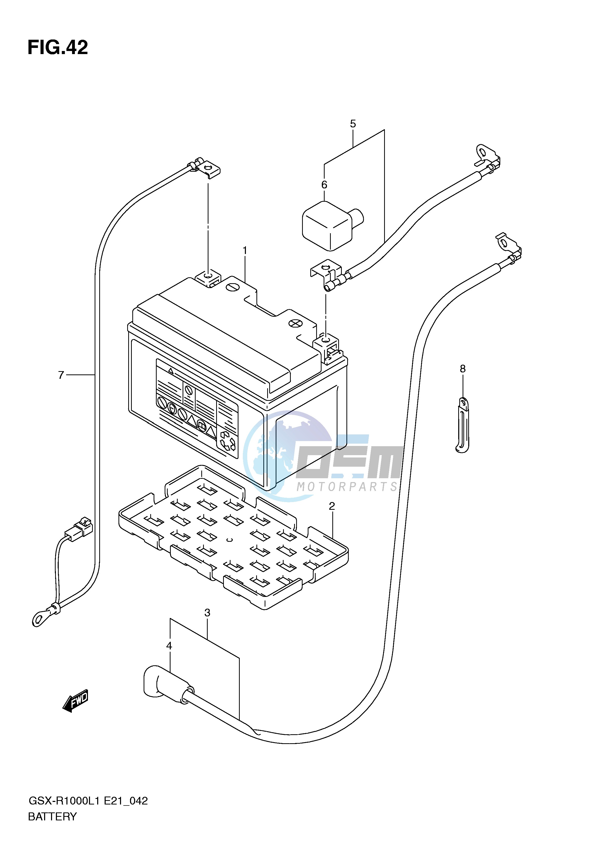 BATTERY (GSX-R1000L1 E24)