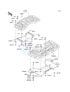 KVF 300 A [PRAIRIE 300 4X4] (A1-A4) [PRAIRIE 300 4X4] drawing CARRIER-- S- -