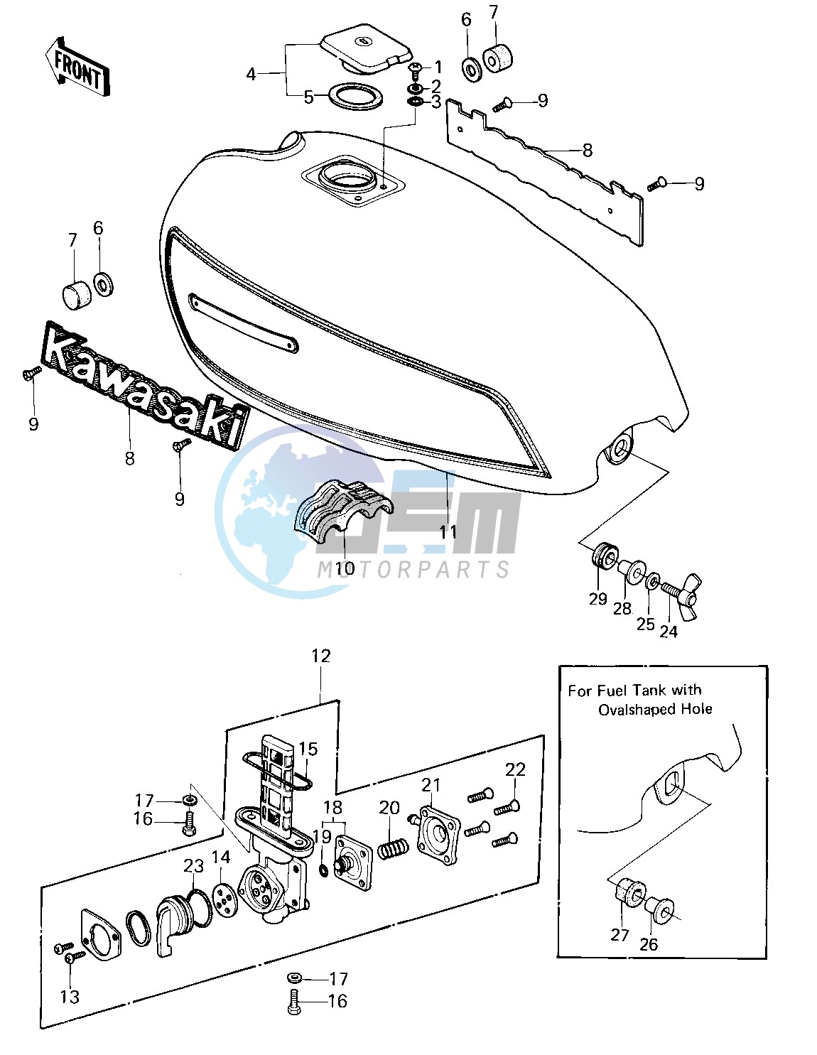 FUEL TANK  -- 80 KZY 50-E1- -