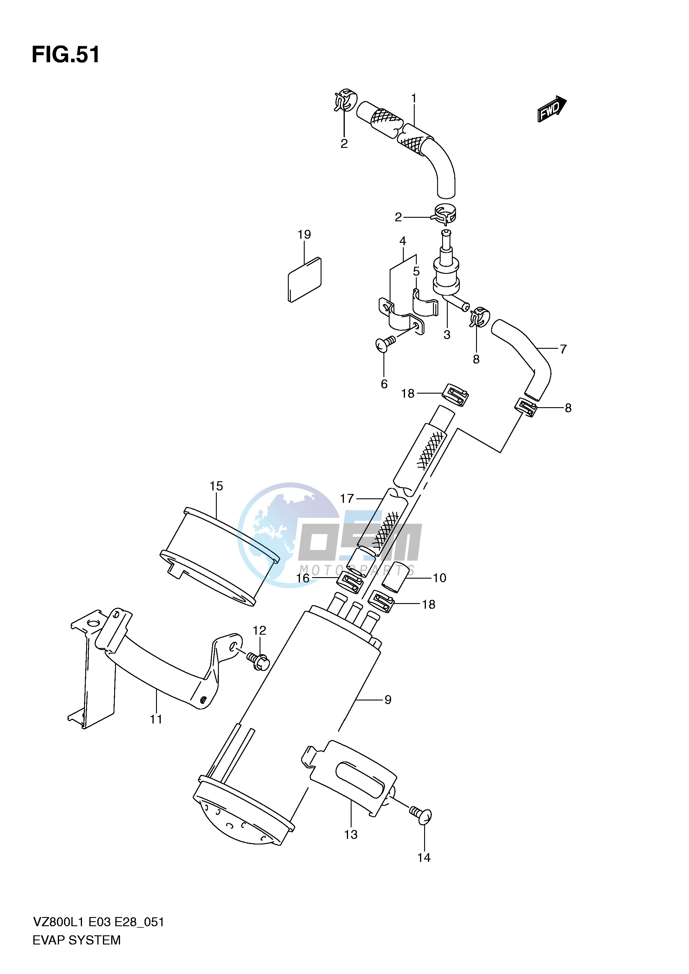 EVAP SYSTEM (VZ800L1 E33)