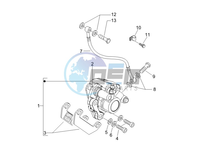 Brakes pipes - Calipers