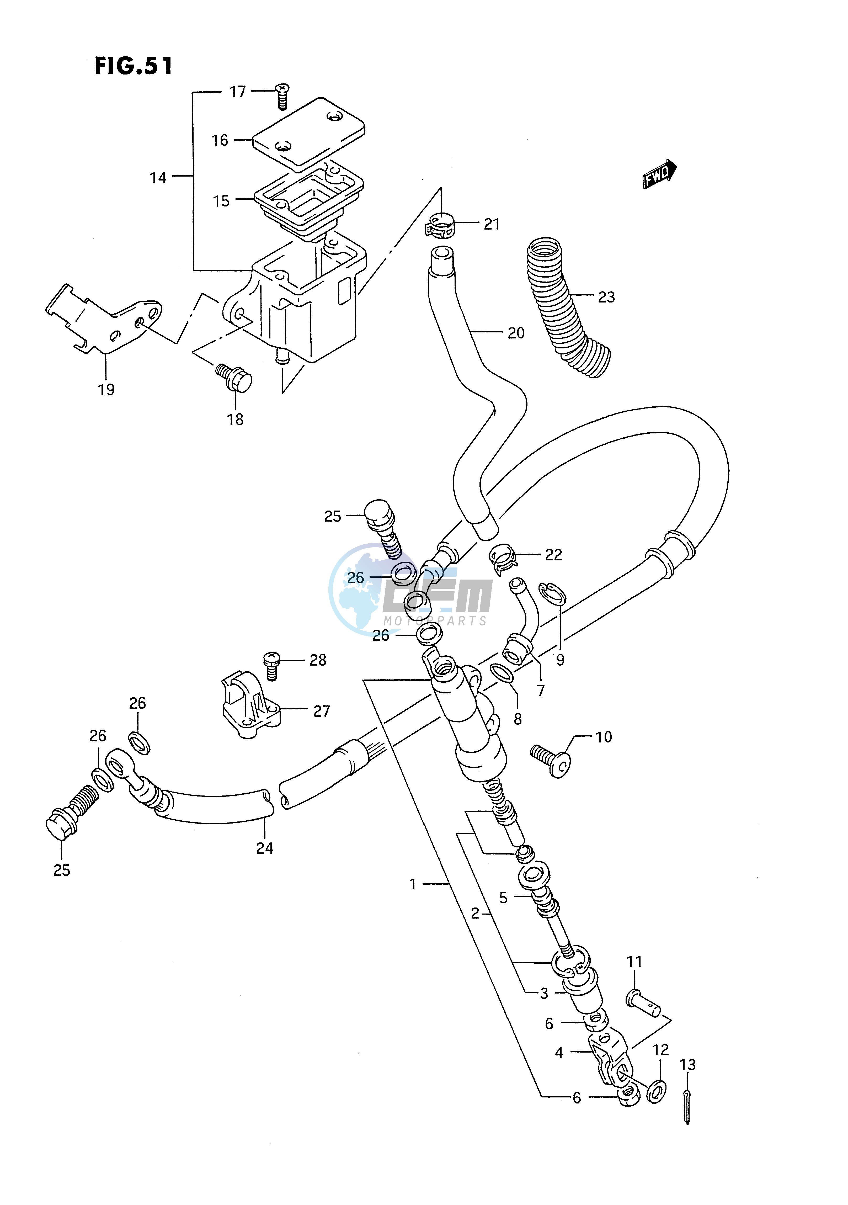 REAR MASTER CYLINDER