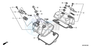 NSA700A9 Europe Direct - (ED / MME) drawing CYLINDER HEAD COVER