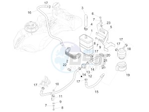 150 Sprint 4T 3V ie (NAFTA) drawing Anti-percolation system