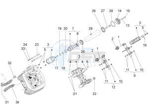 Griso S.E. 1200 8V drawing LH cylinder timing system II