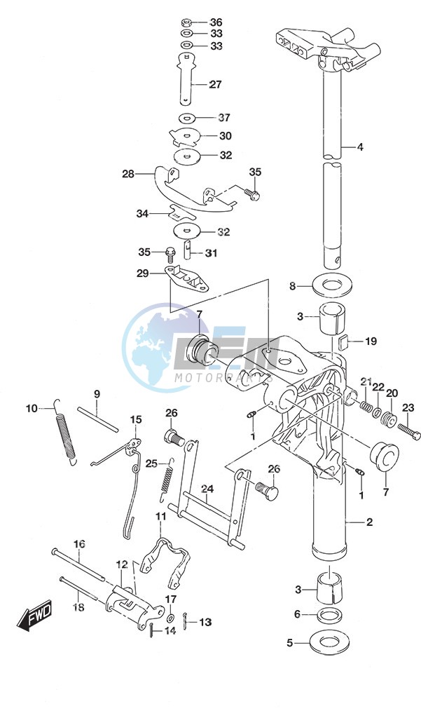 Swivel Bracket - Remote Control