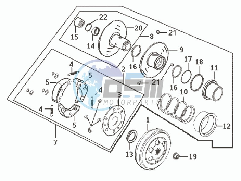 DRIVE PULLEY / V-BELT