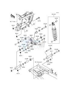 NINJA 300 EX300AEFA XX (EU ME A(FRICA) drawing Suspension/Shock Absorber