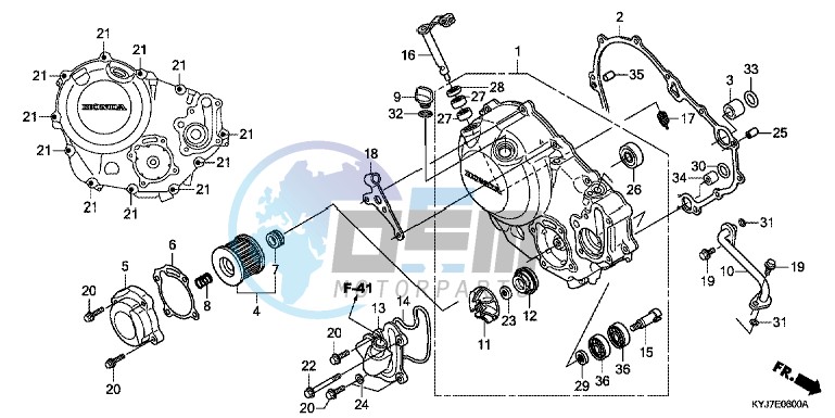 RIGHT CRANKCASE COVER