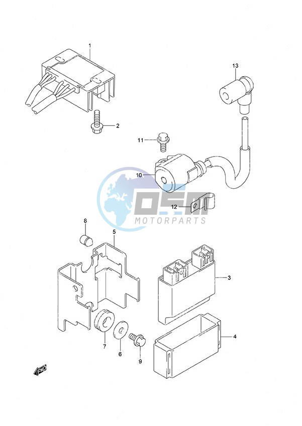 Rectifier/Ignition Coil Non-Remote Control