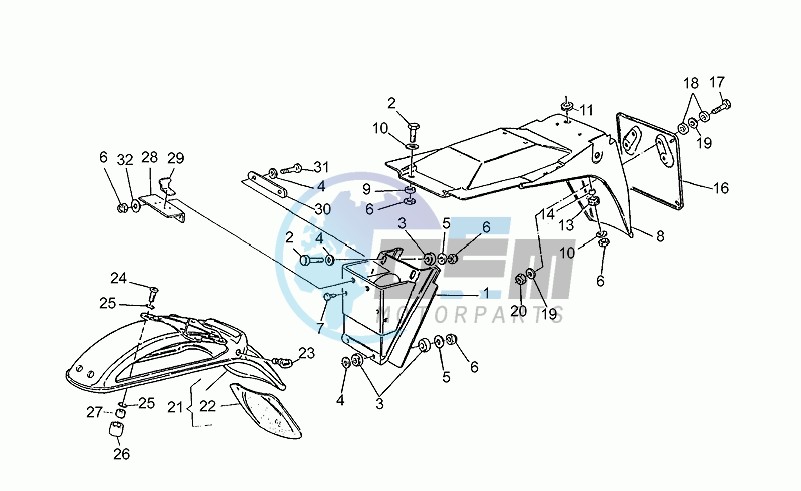 Front mudguard