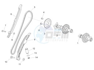 Tuono V4 1100 RR (USA-CND) USA-CND drawing Rear cylinder timing system