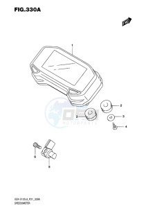 GSX-S125 MLX drawing SPEEDOMETER