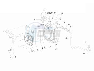 Liberty 125 4t ptt (SL) SL drawing Secondairy air box