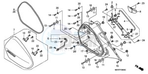 NT700VAA UK - (E / ABS MKH) drawing R. SADDLEBAG