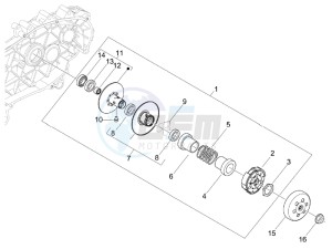 NRG 50 power DT serie speciale (D) Germany drawing Driven pulley