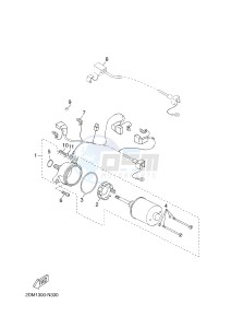 YP125R X-MAX125 X-MAX (2DM5 2DM5) drawing STARTING MOTOR