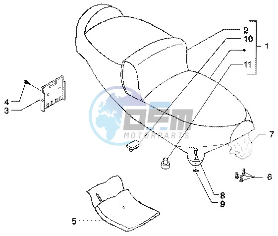 Saddle - Tools Kit