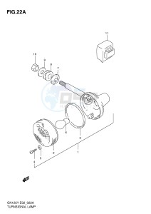 GN125 (E2) drawing FRONT TURN SIGNAL LAMP (MODEL Y K1 E2,E4,E18,E21,E22,E71)