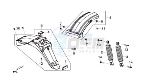 HD 2 125 drawing REAR FENDER