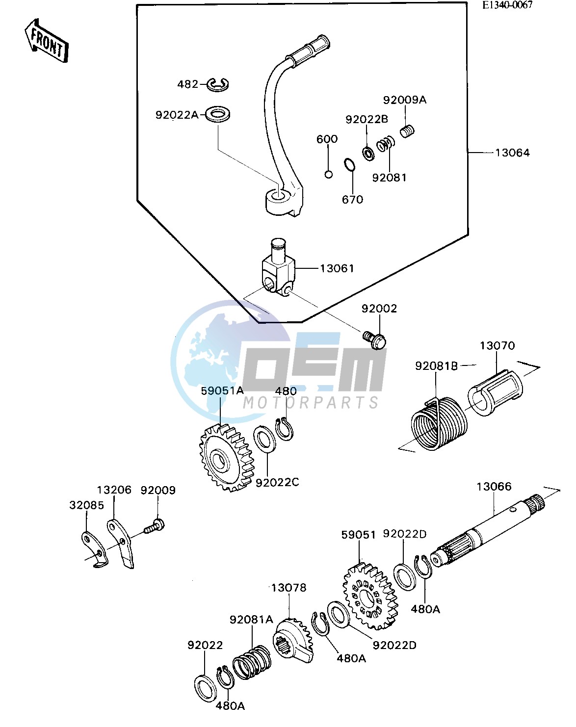 KICKSTARTER MECHANISM