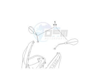 Nexus 250 SP e3 (UK) UK drawing Mirrors