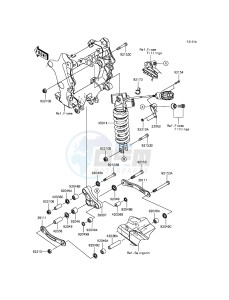 ZZR1400 ABS ZX1400FFFA FR GB XX (EU ME A(FRICA) drawing Suspension/Shock Absorber