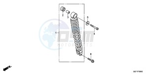 NSC50MPDE NSC50MPDE UK - (E) drawing REAR CUSHION