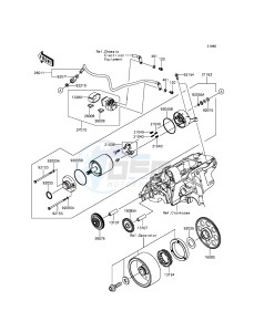 ER-6N ER650ECF XX (EU ME A(FRICA) drawing Starter Motor