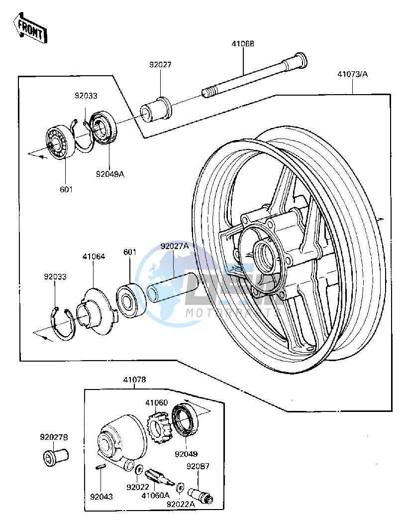 FRONT WHEEL_HUB