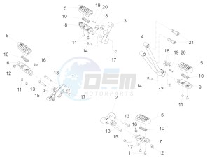 V7 III Special 750 e4 (EMEA) drawing Foot rests