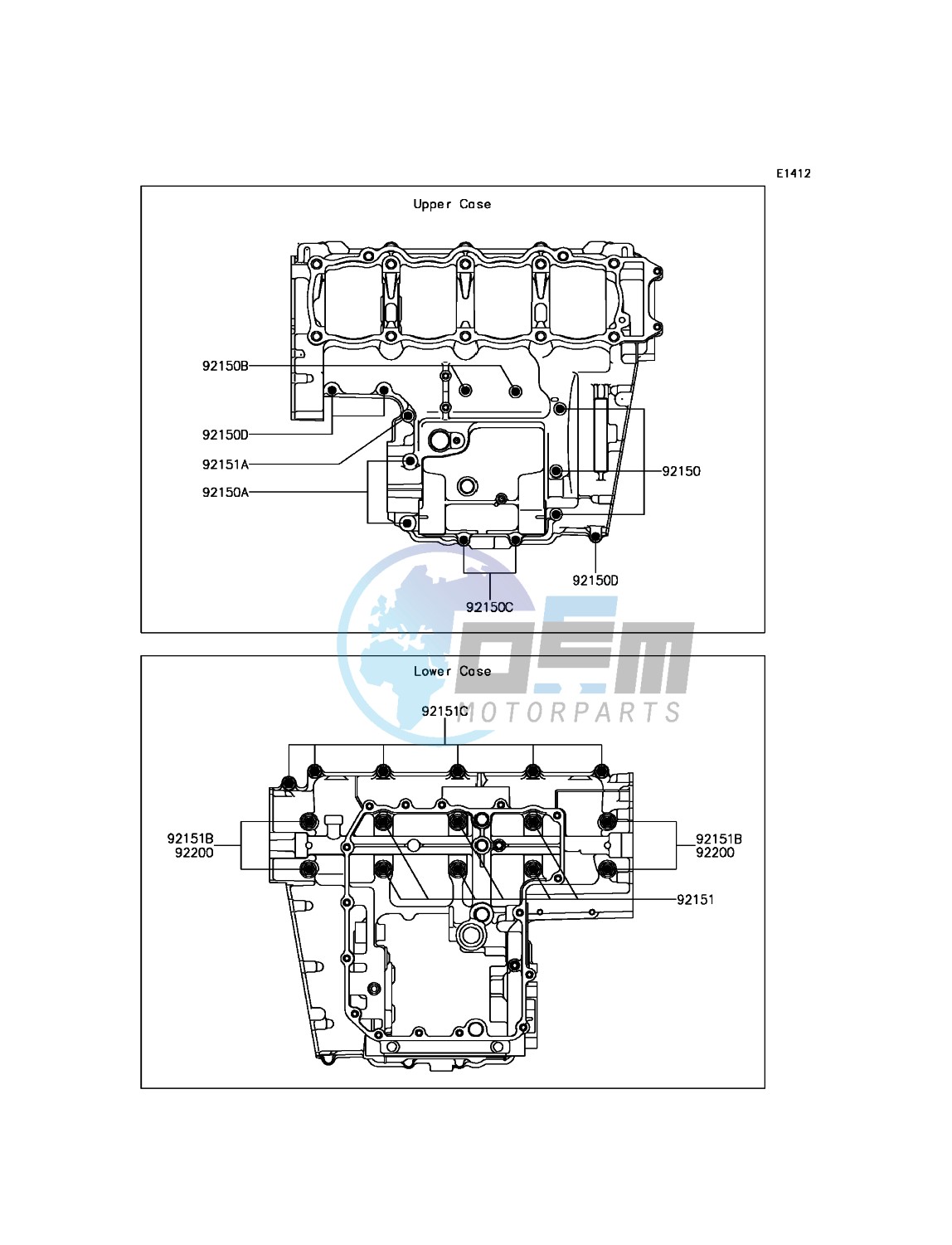 Crankcase Bolt Pattern