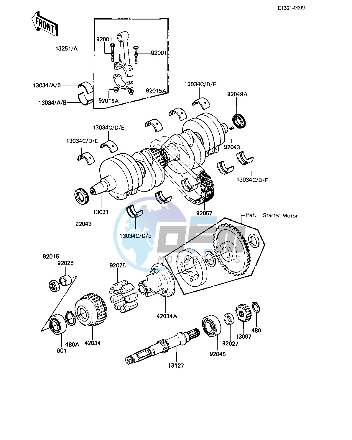 CRANKSHAFT_SECONDARY SHAFT -- 82-83 C3_C4- -