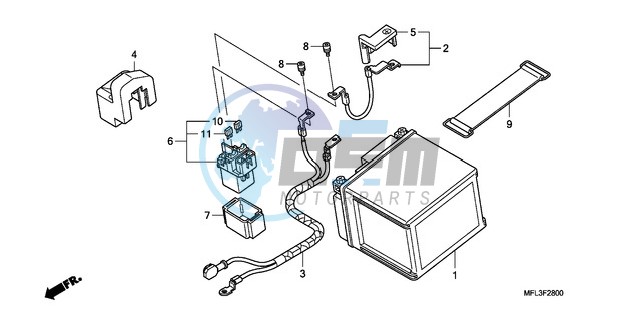 BATTERY (CBR1000RR)