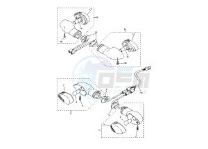 FZ6 NS 600 drawing FLASHER LIGHT